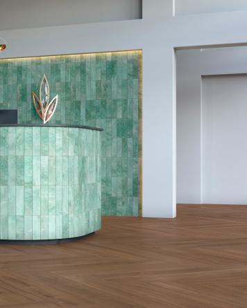Robuste Wohnzimmer Fliesen Holzoptik Braun 19,7x120 cm | Musterfliesen mit Gratisversand | Gobi Canela