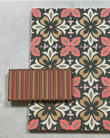 Wall Sticks Red Vintage Design | Kit Kat Rust 11,5x23 cm