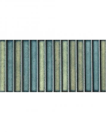 Wandfliesen Sticks Grün Vintage Design | Kit Kat Grey 11,5x23 cm
