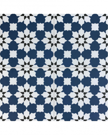 Nerja Azul 22,5x22,5 cm | Art Nouveau Tiles