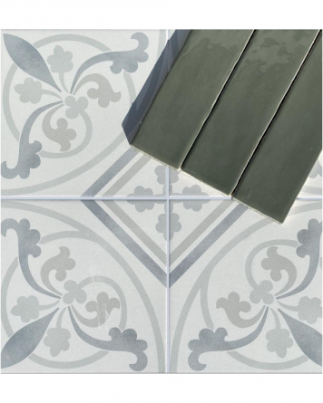 Frame15 Decor Providence Chic 15x15 cm tiles for floor and wall| Tiles Online Shop