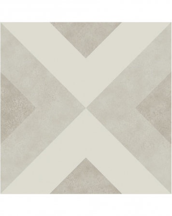 Motiv Fliesen mit Quadraten Grau Weiß | BRIANNA PUMICE 15X15 cm