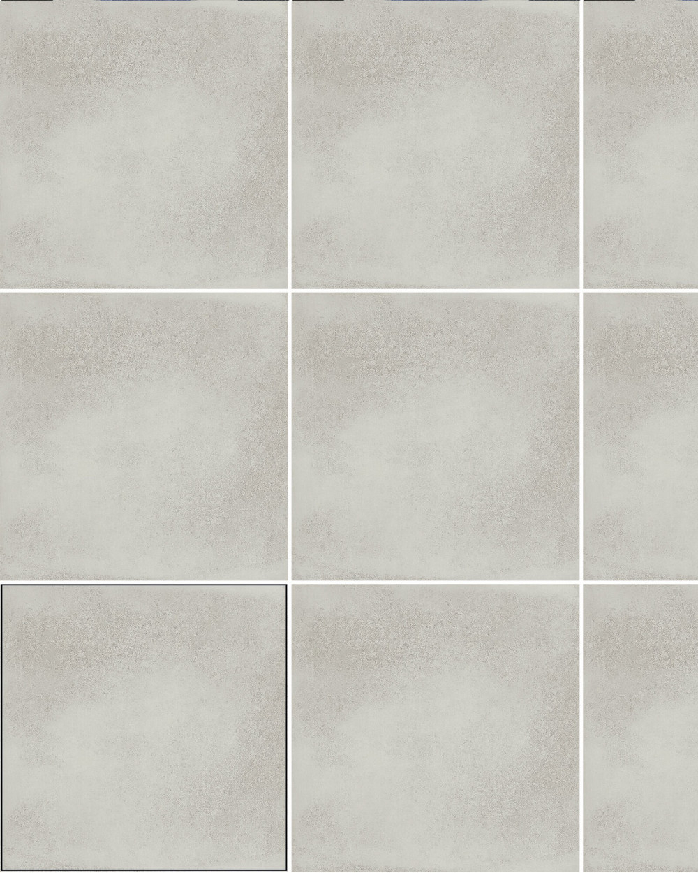 Floor tiles grey 15x15 cm concrete design | Flora Grey | Sample Shipping