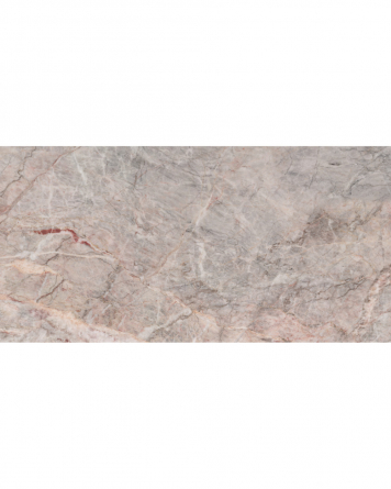 Fior di Pesco | Exclusive Fliese in polierter Marmoroptik in 60x120 cm mit weiß, grau und rosafarbenen Adern