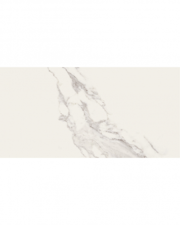 Tile in marble design white matt 60x120 with grey veins | In stock