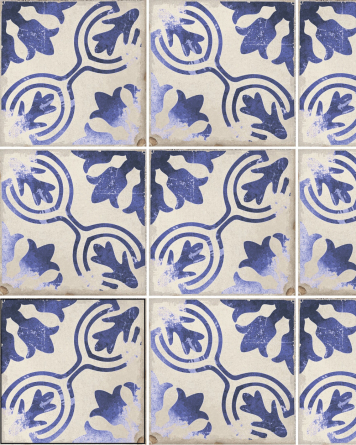Vintage Tiles Blue 15x15 cm | Village Iruela Blue