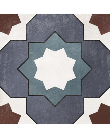 Floor tiles 15x15 cm Oriental pattern | Flo Karen