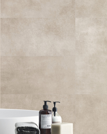 Tile in concrete look taupe 60x120 cm | WORK B Taupe | SAMPLE SHIPPING