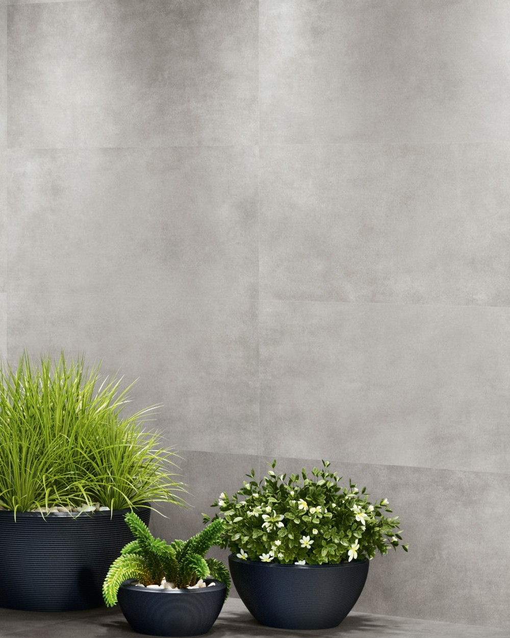Tile in concrete look grey 60x120 cm | WORK B Cenere | SAMPLE SHIPPING
