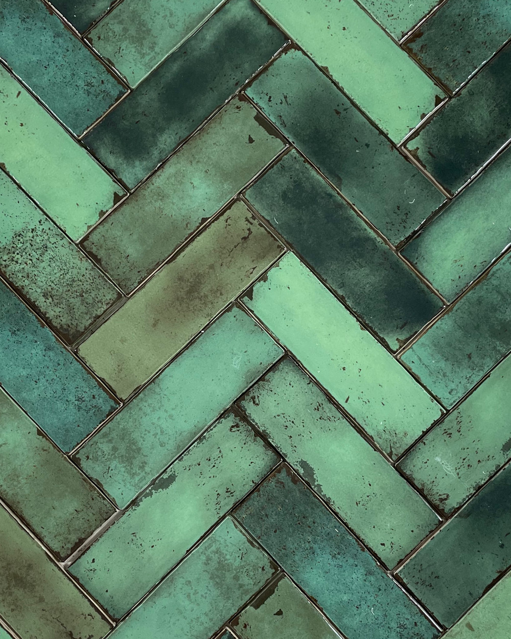 Brickfliesen Grün Amazonia E234935 Jade 6,5x20cm