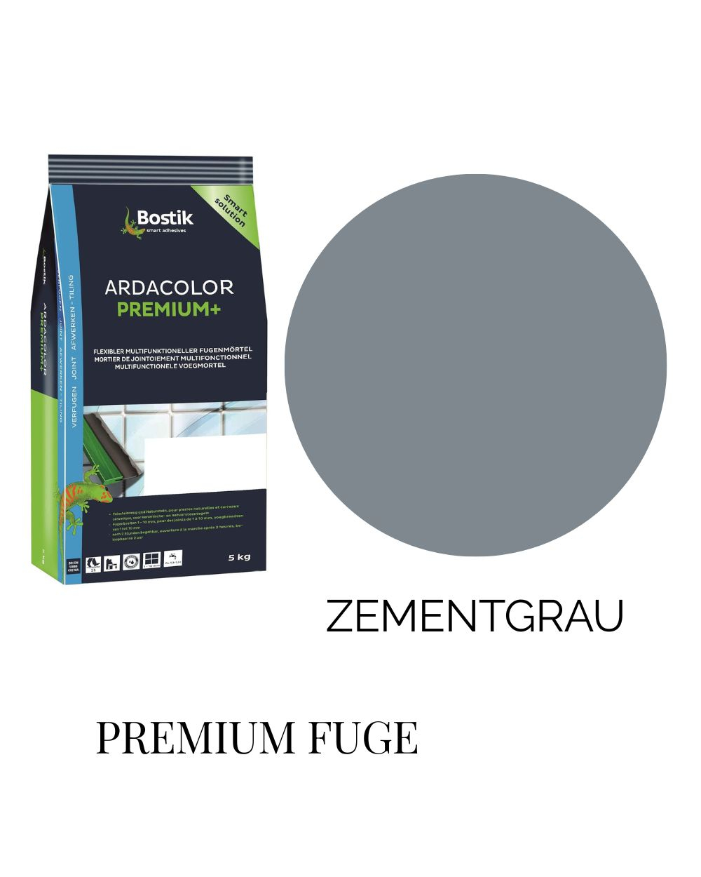 Ardacolor Premium Cement Grey 5 kg