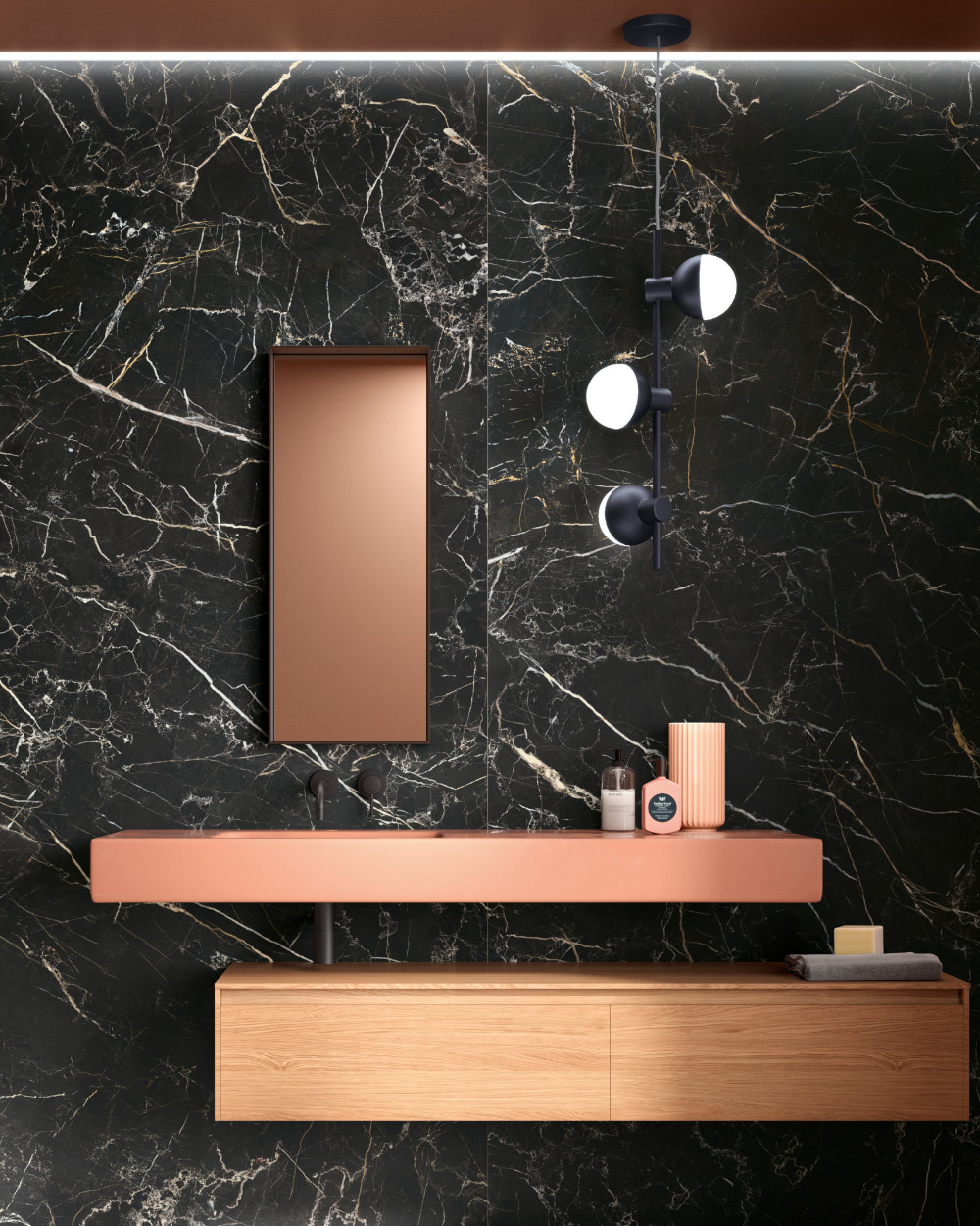 120x280 Matt Night Lux | Design Fliesen