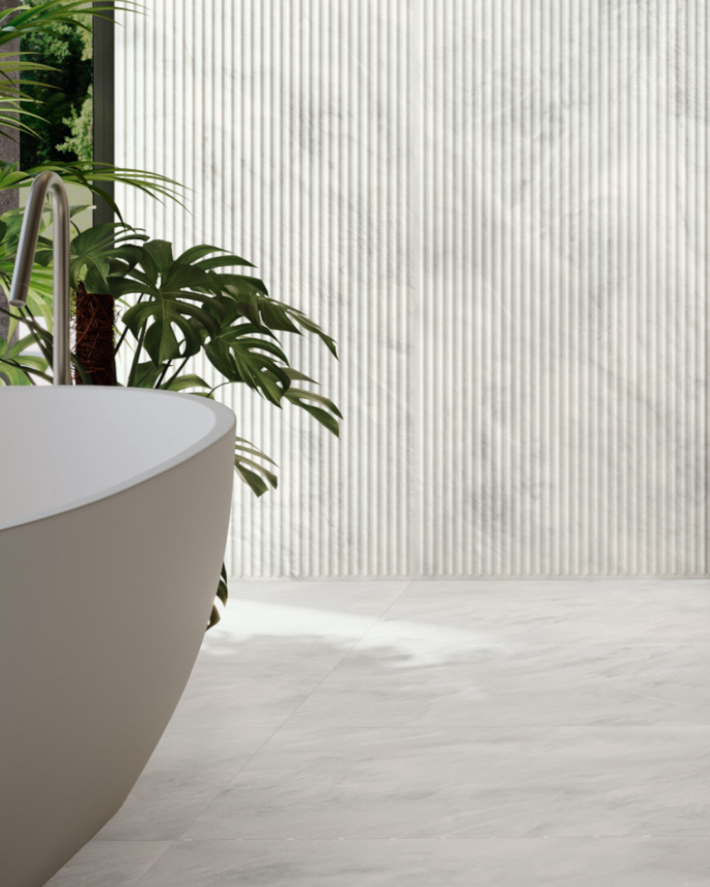 KLEBB WHITE MATT RECT 60X120 | Musterversand