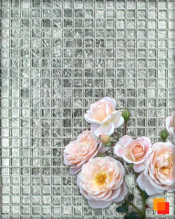 Mosaikfliesen Silber 30x30 cm Günstig Online Kaufen| Silbermosaik