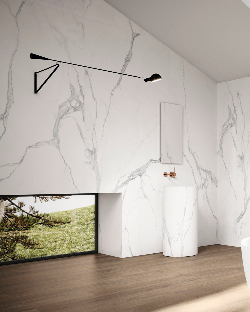 120x280 Matt Soft Luna Blanco
