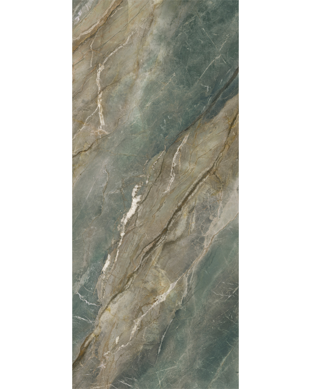 XXL tiles 120 x 280 3D polished, Brazil green