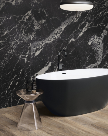 XXL tiles 120x278 Matt Black Hispania