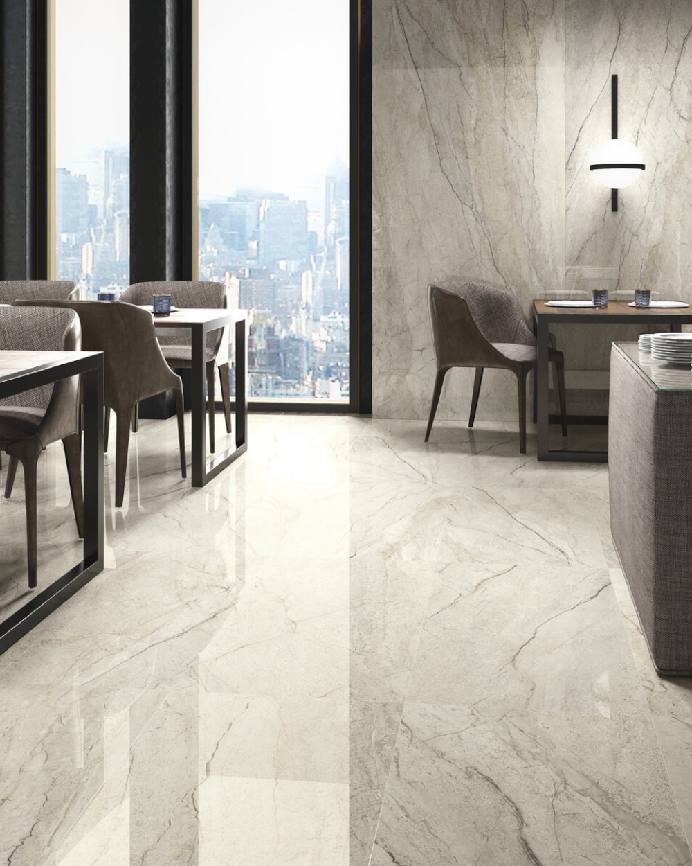XXL tile 120x280 Polished Mare Di Sabbia Beige