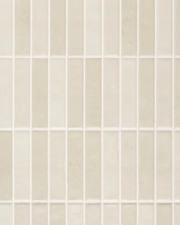 Beige Stäbchen-Wandfliese matt 10x30 cm