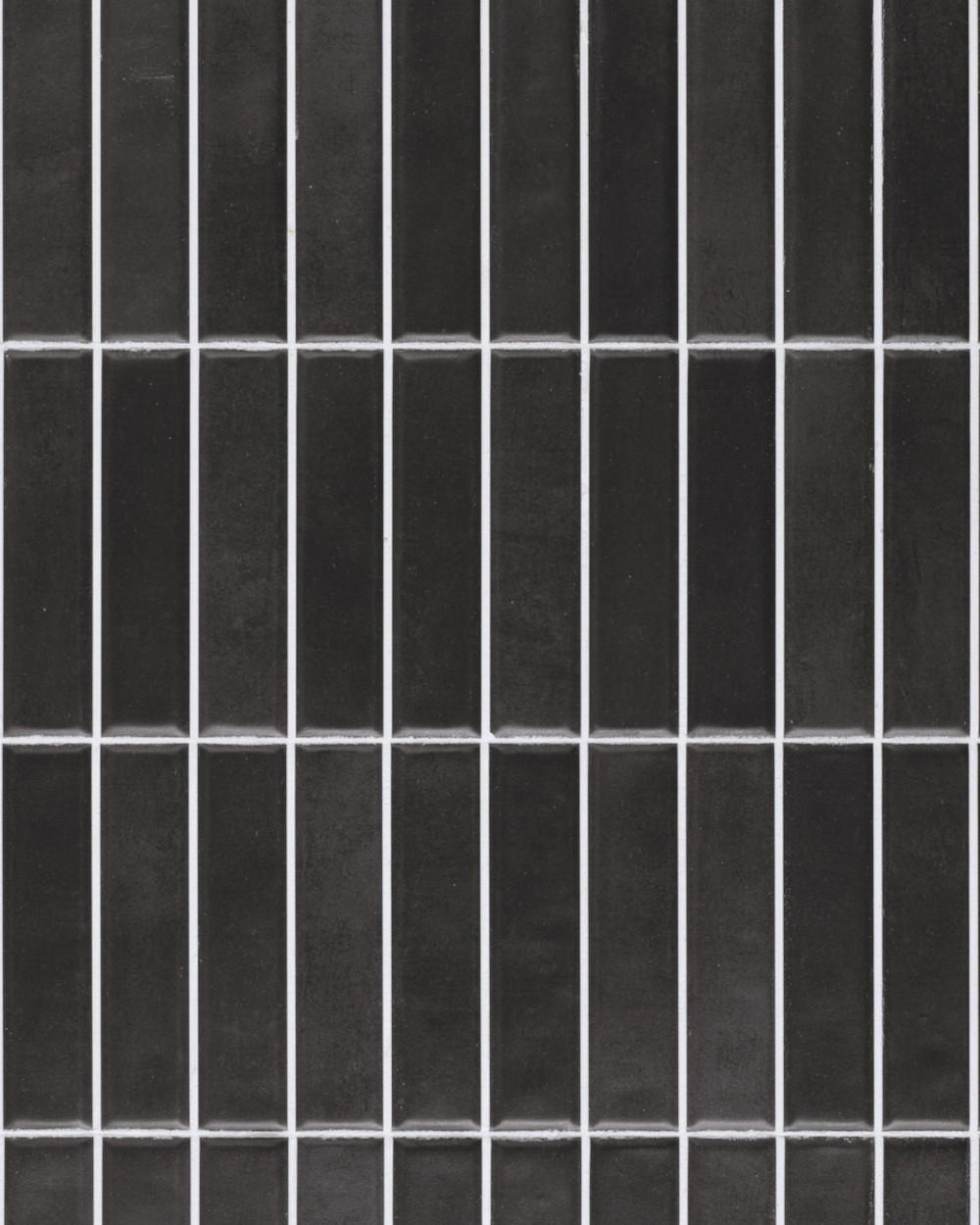 Wandfliesen Stäbchen Schwarz matt 10x30 cm | Musterversand