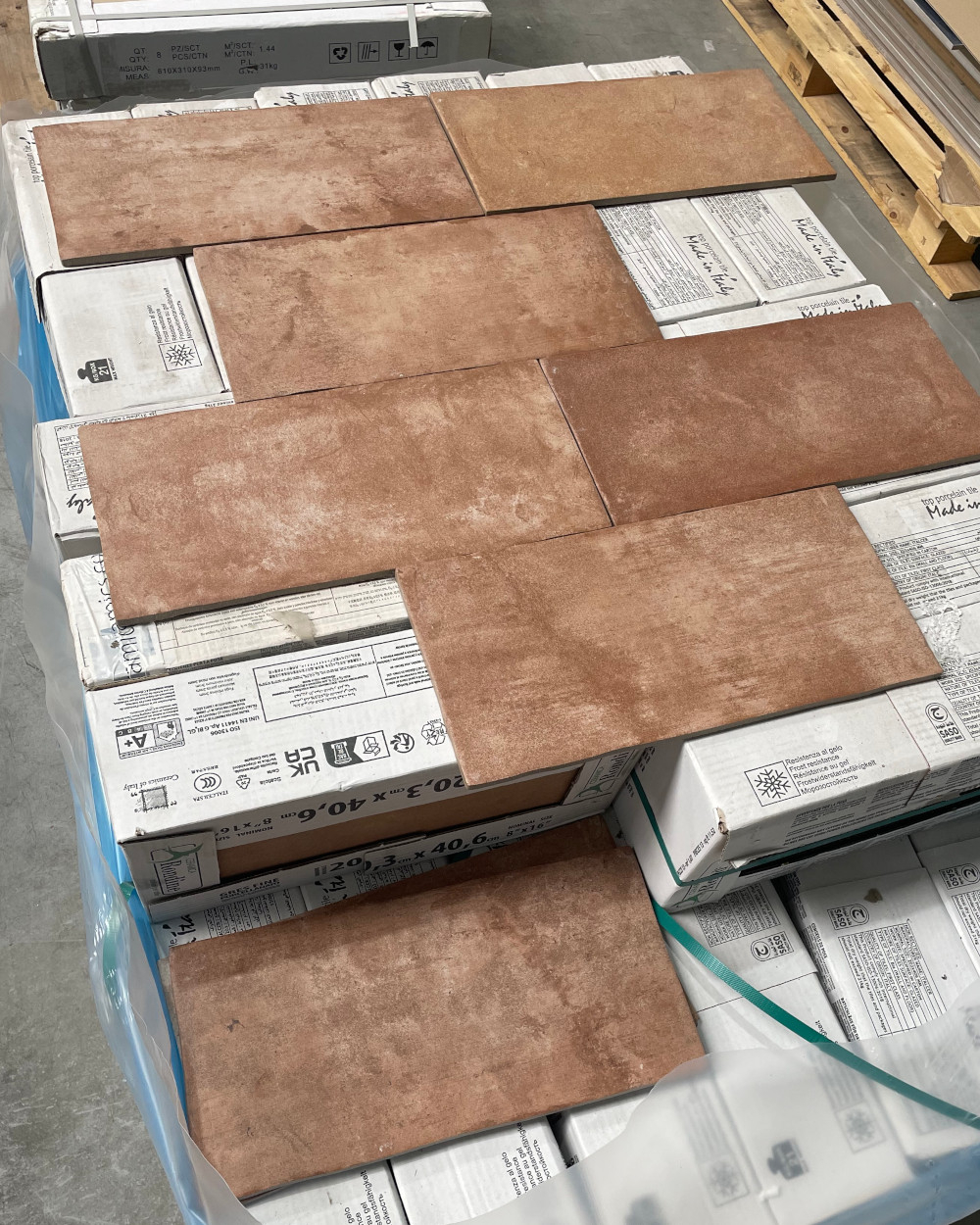 33,17 m² Restposten Terr Orviet 20,3 x 40,6 cm, R9