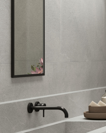Nordic Grey: Stone-Look Tile 60x60 cm, Matt