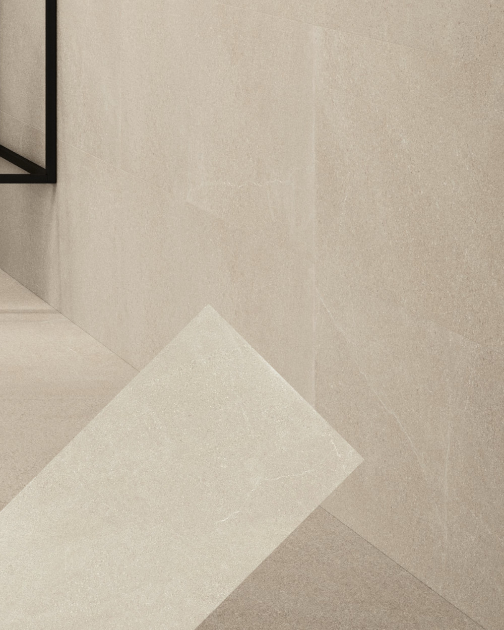 Stone-effect tiles Beige 60x120 cm | Burlington Ivory | Sample shipping