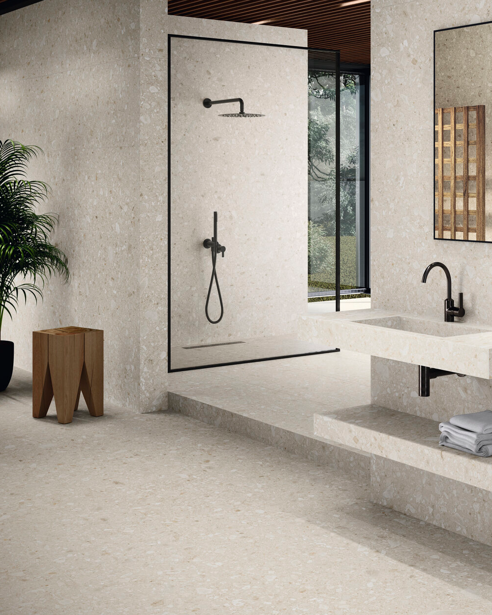 Tiles Terrazzo Optics Beige 60x120 cm