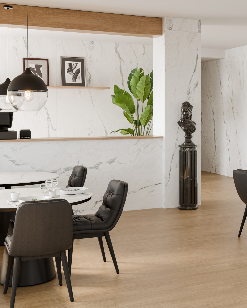 XXL tiles 120x280 Polished Marble look | Baia