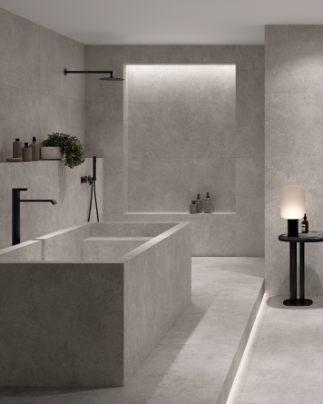 XXL tiles 120x280 cm Matt stone look | Missouri Grey