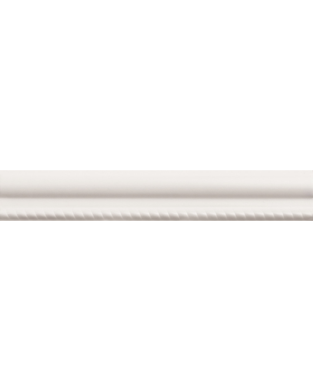 Bordüre Weiß Moldura Blanco Mate 5x30 cm