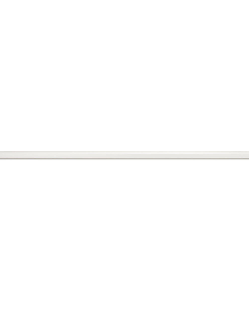 Bordüre Weiß Moldura Bellagio Bianco Mate 2x60 cm