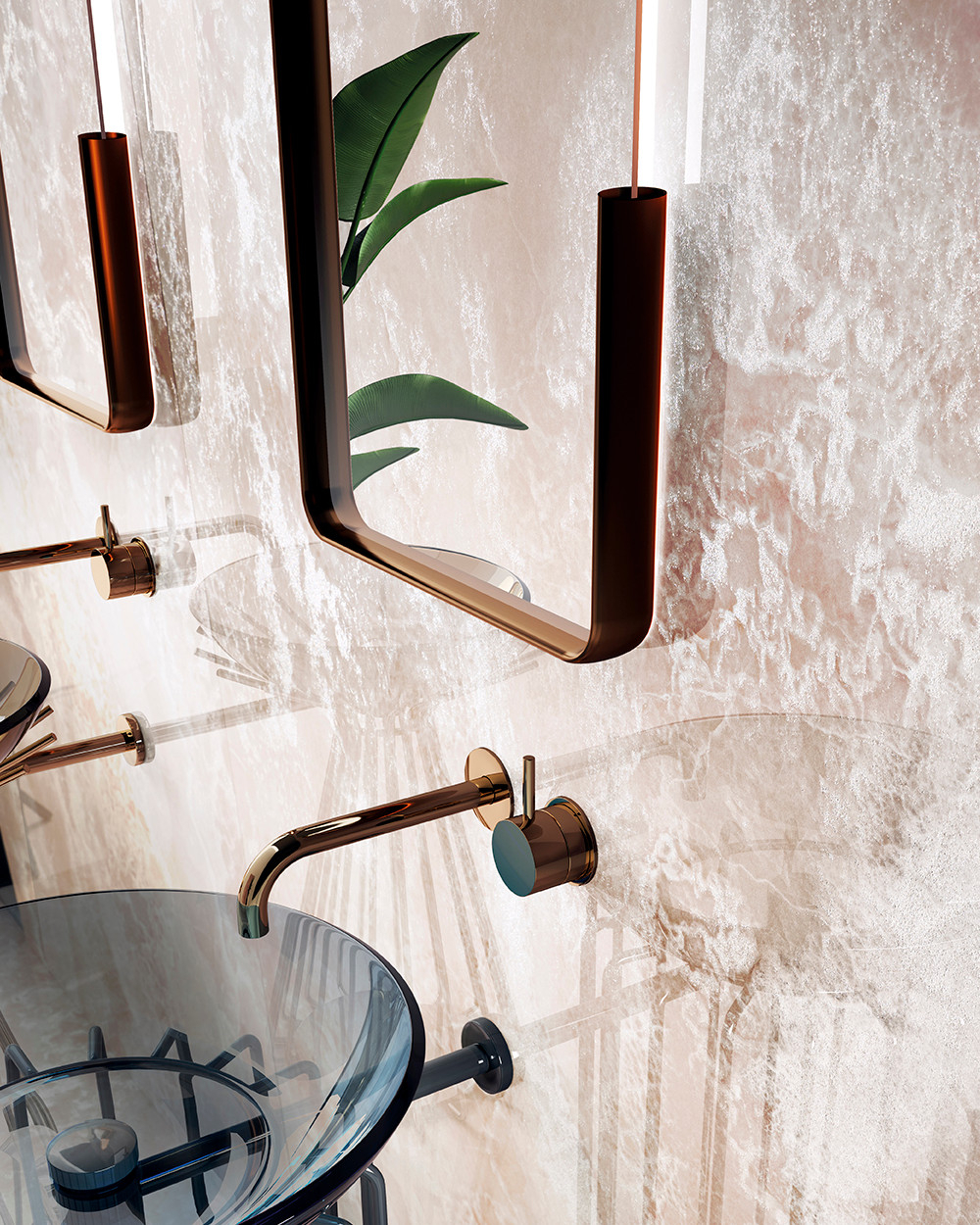 Exclusive Onyx tiles 120x120 Flamingo | Glitter Bright – Luxury for walls and floors