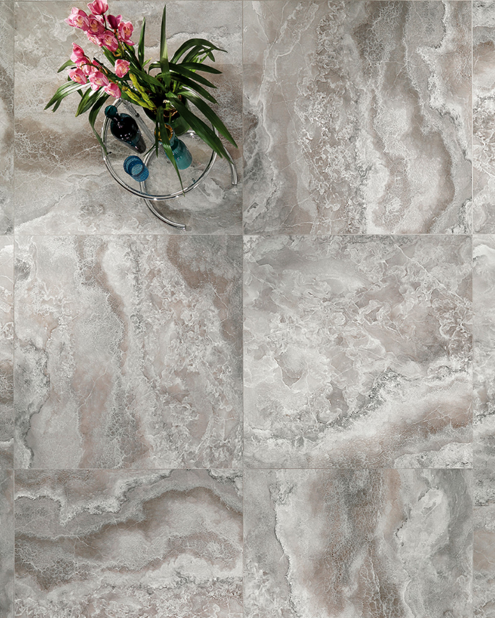 Exclusive Onyx tiles 120x120 Grey | Glitter Grey Agate – Luxury for walls and floors