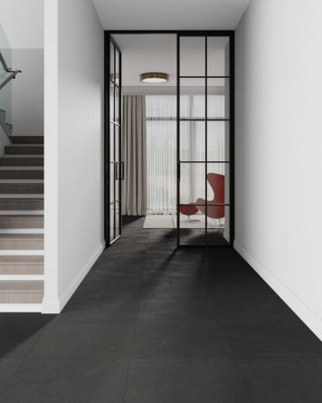 Slate-effect tiles 60x60 Dark | Ardesia Black
