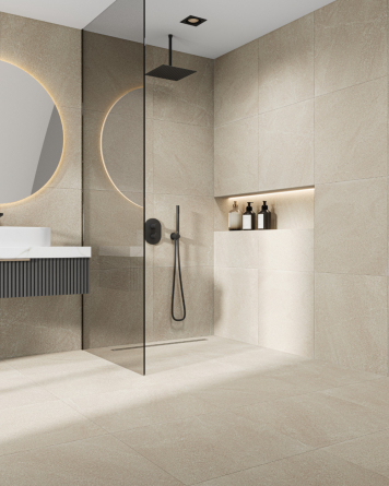 Nordic Beige, Matt, 60x60 cm, Porcelain Stone Look
