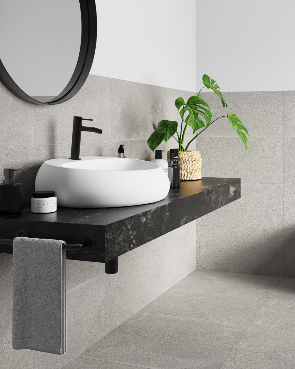 Stone-effect tiles Beige 30x60 cm | Burlington Ivory | Sample shipping