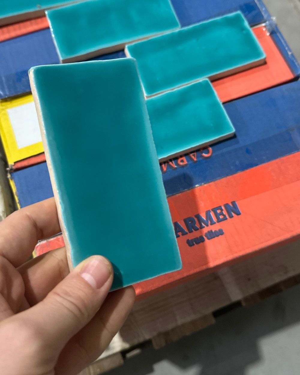 3 m² Restposten Memories Acqua 6,5 x 13 cm