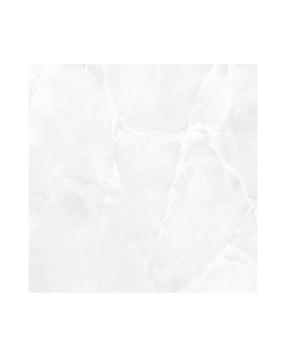 Tiles Onyx 100x100 Polished Onyx look White | Sample delivery