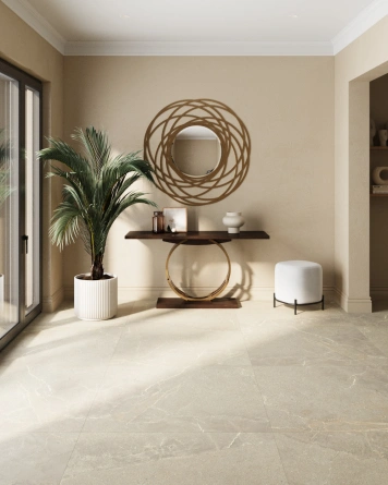 Volt Stone Beige 100x100 cm, matt, Stein-Optik