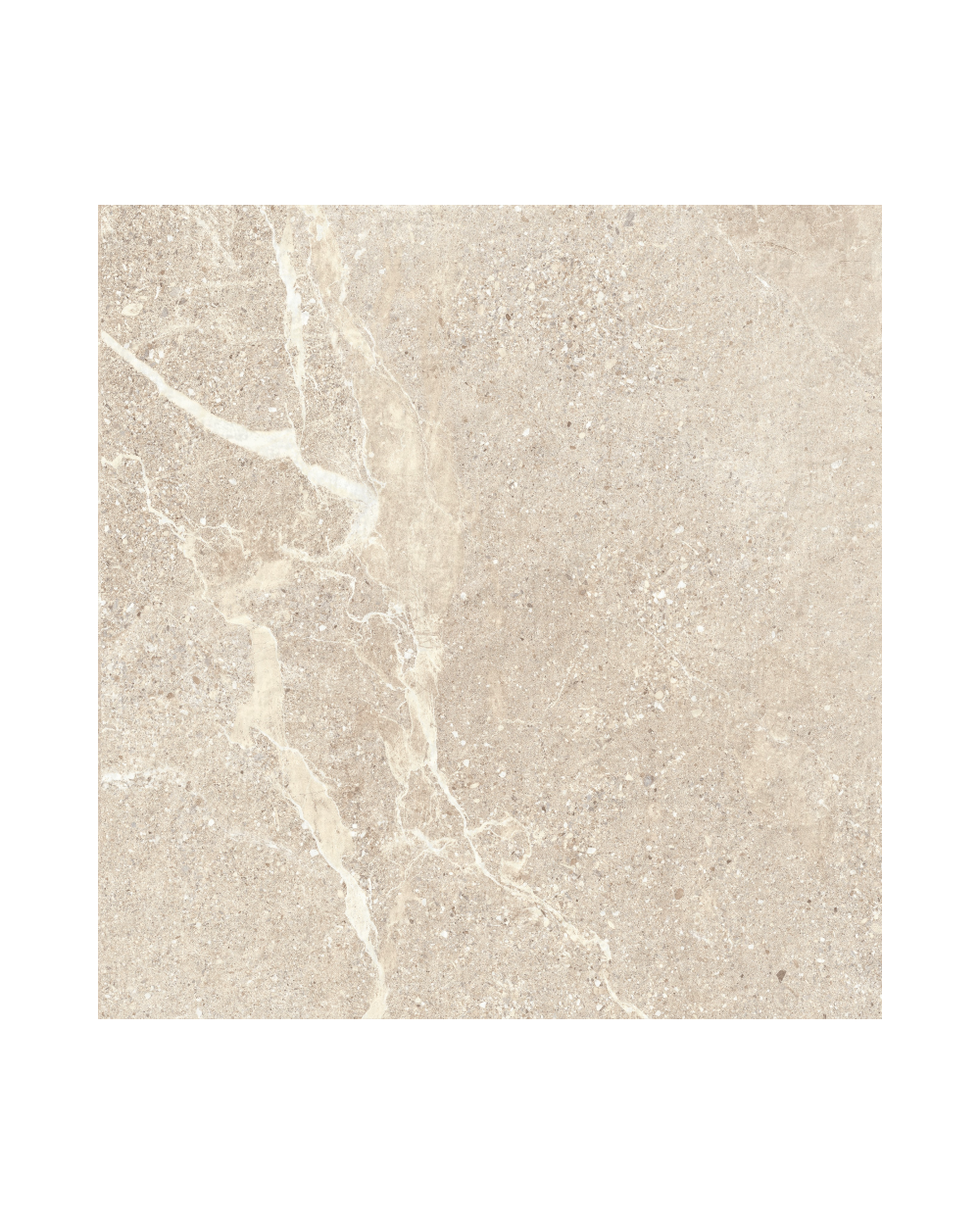 Tiles in Beige Stone Look 100x100 cm | Volt Bone | on Stock