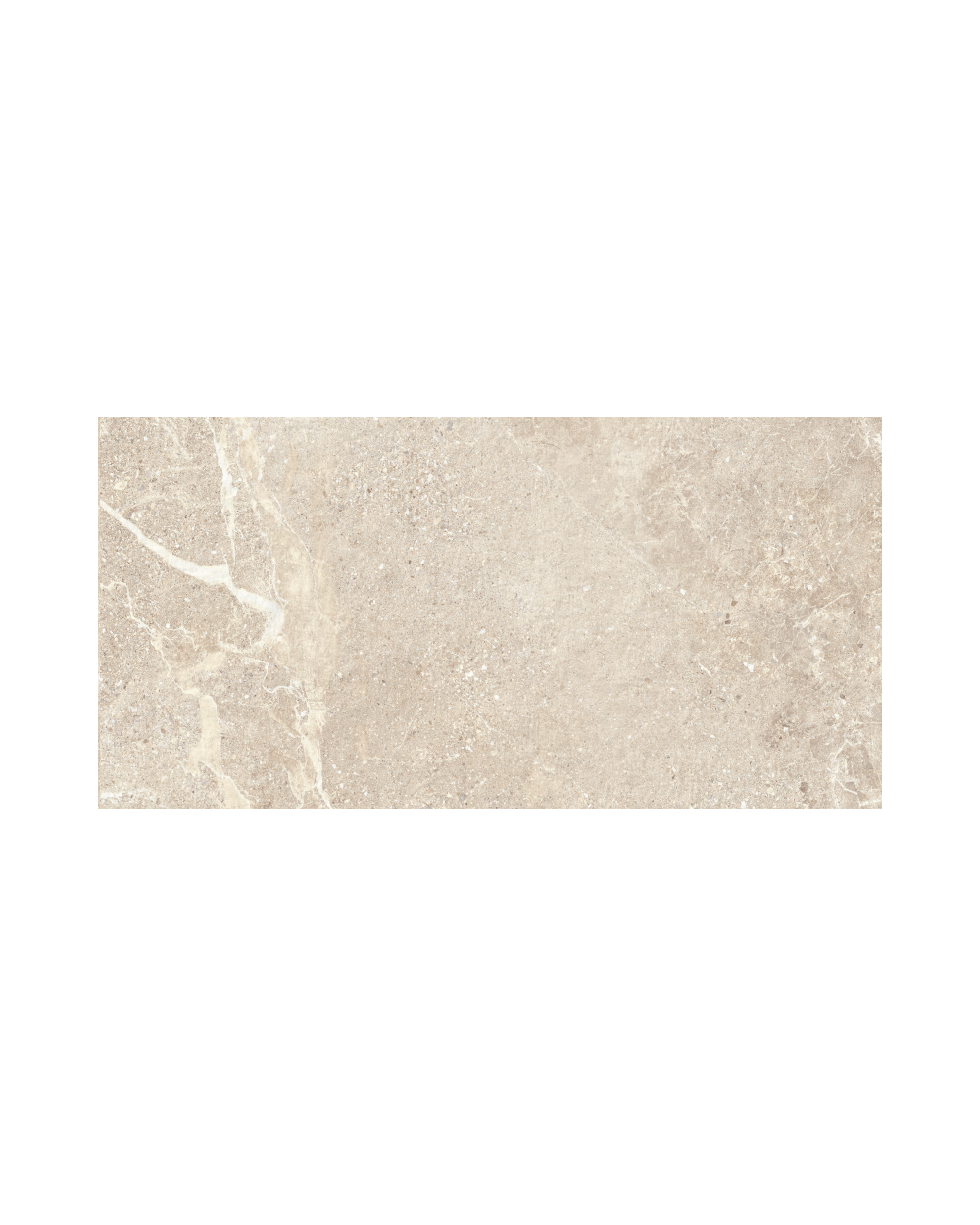 Tiles in Beige Stone Look 100x100 cm | Volt Bone | on Stock