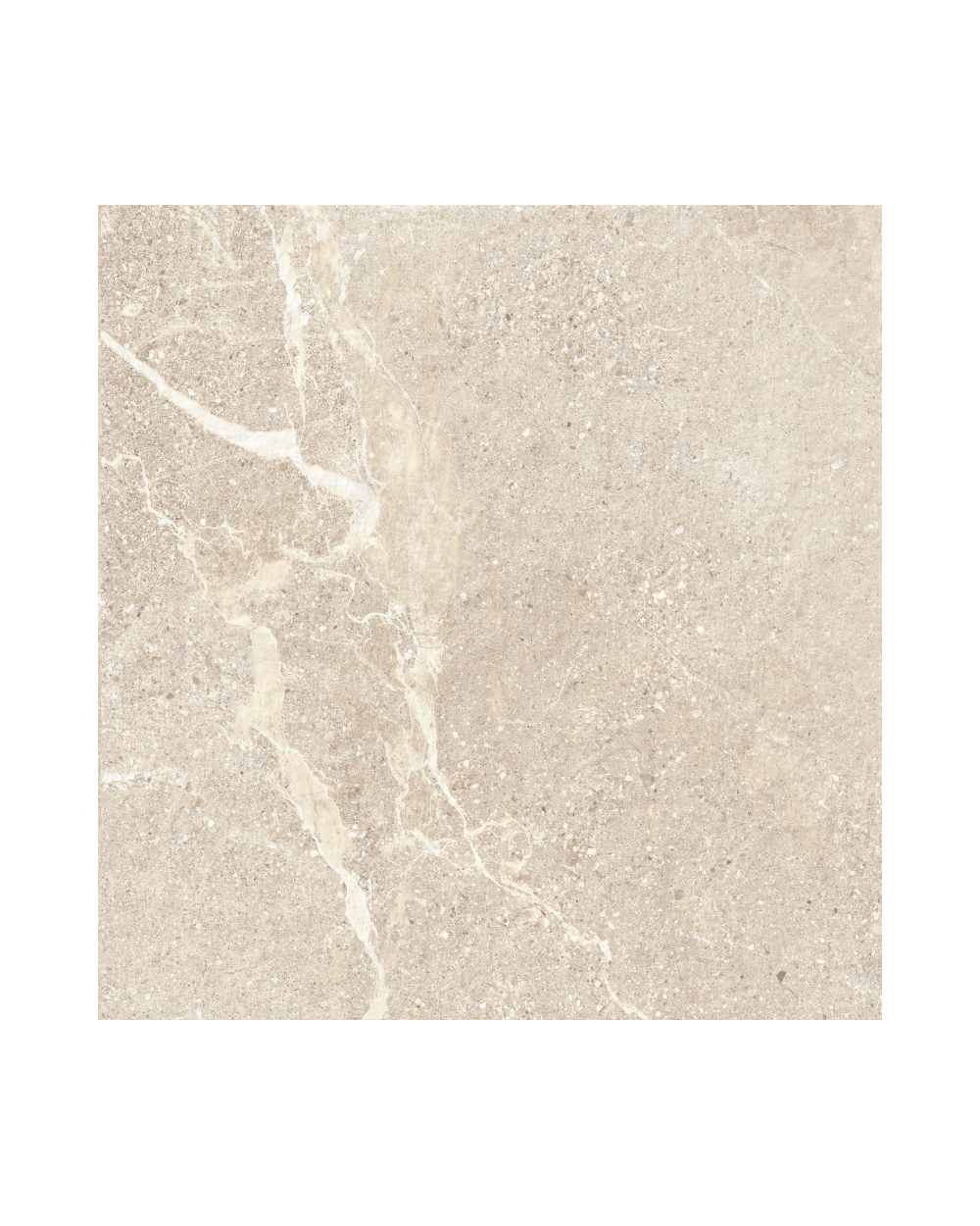 Tiles in Beige Stone Look 100x100 cm | Volt Bone | on Stock