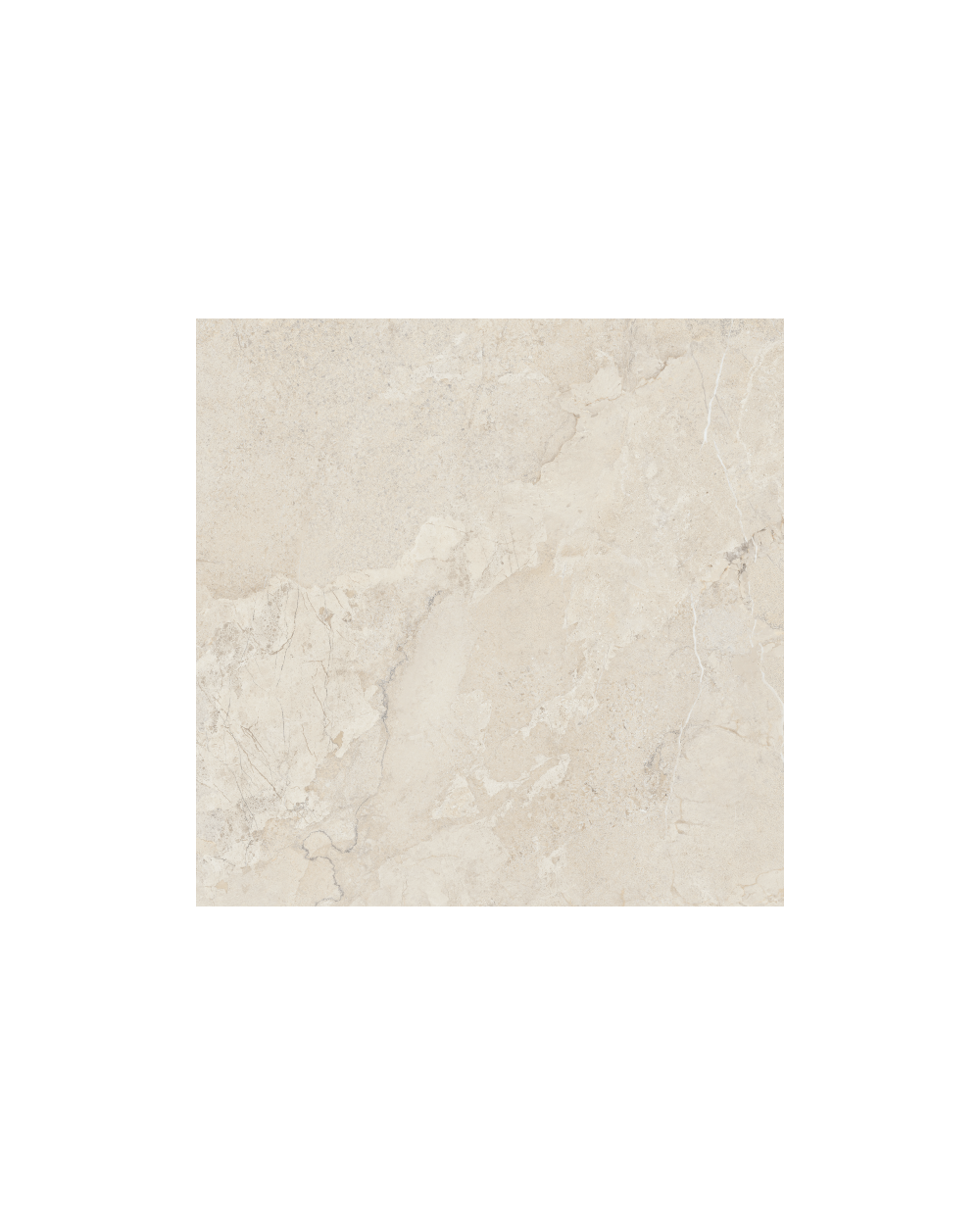 White marble-look tiles 60x60 cm 3D surface | Alloy Pearl