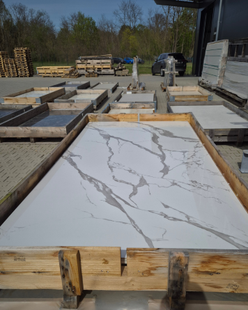 30.72 m² XXL Tiles 160x320 Clearance Stock Marmi Statuario Polished