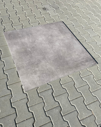 5 m² Restposten Terrassenfliesen Volcano Taupe 100x100x2cm, Auslauf