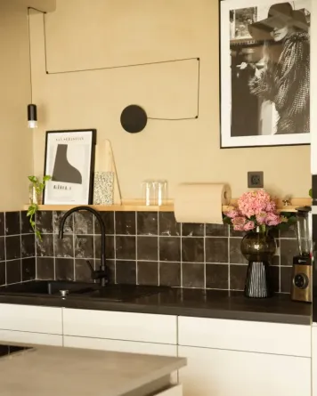 Zellige Wall Tiles 13x13 cm Souk Black Ape I Order Cheap Online!