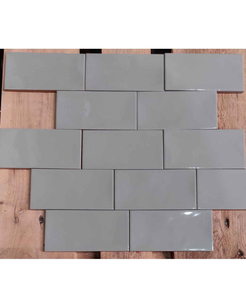 3m² Remaining Stock Mirage Sage Brillo 7,5x15 cm