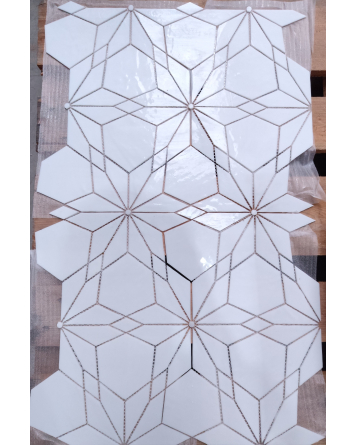 4,29m² Restposten Glasmosaik Diamant 21x36,5 cm