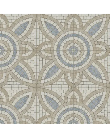 Malta Bodenfliese blau matt im Vintage-Look